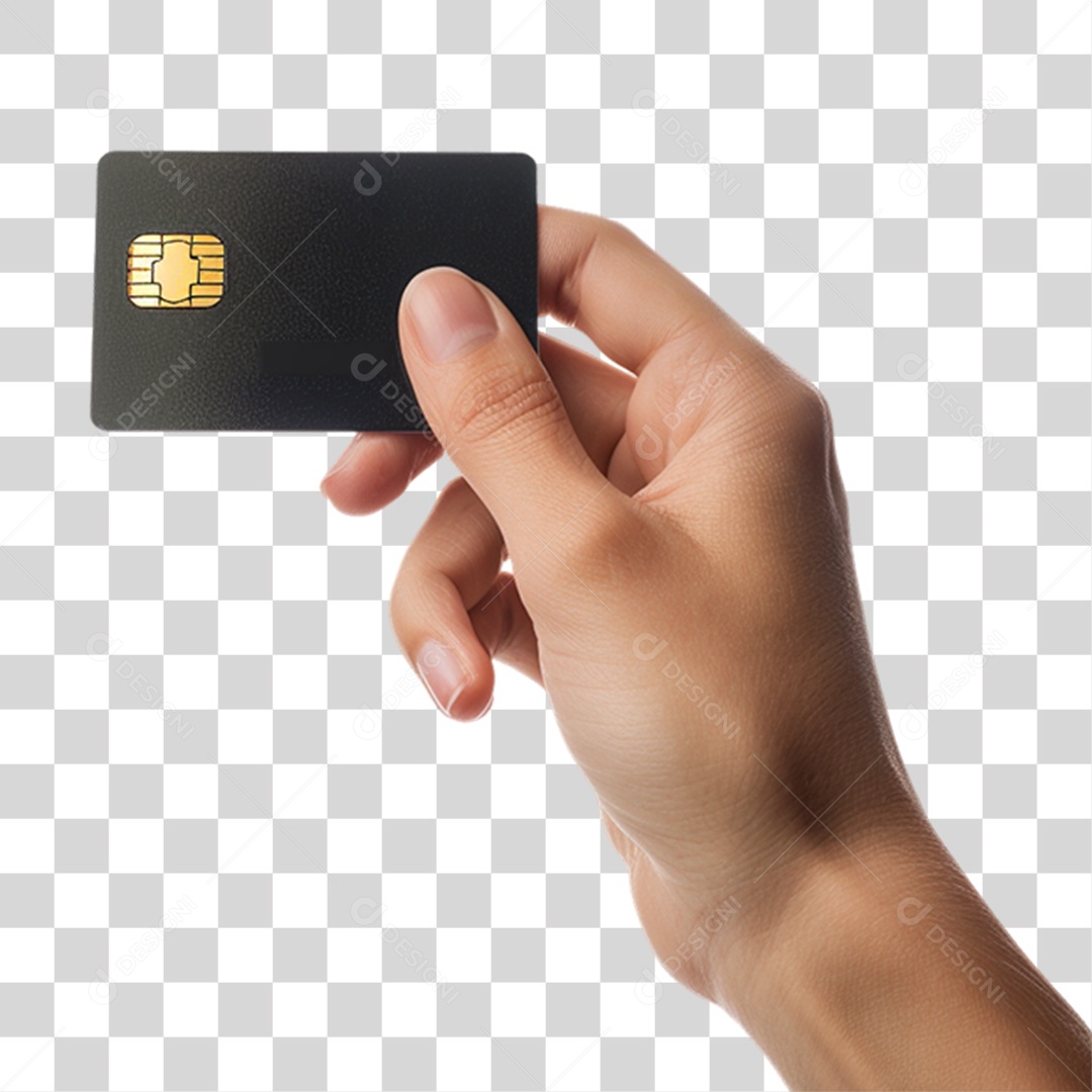 Hand Holding Transparent PNG Card