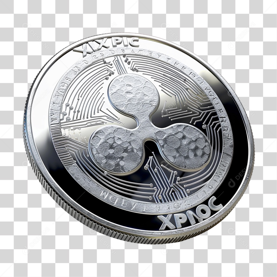 Moeda Digital Xrp PNG Transparente