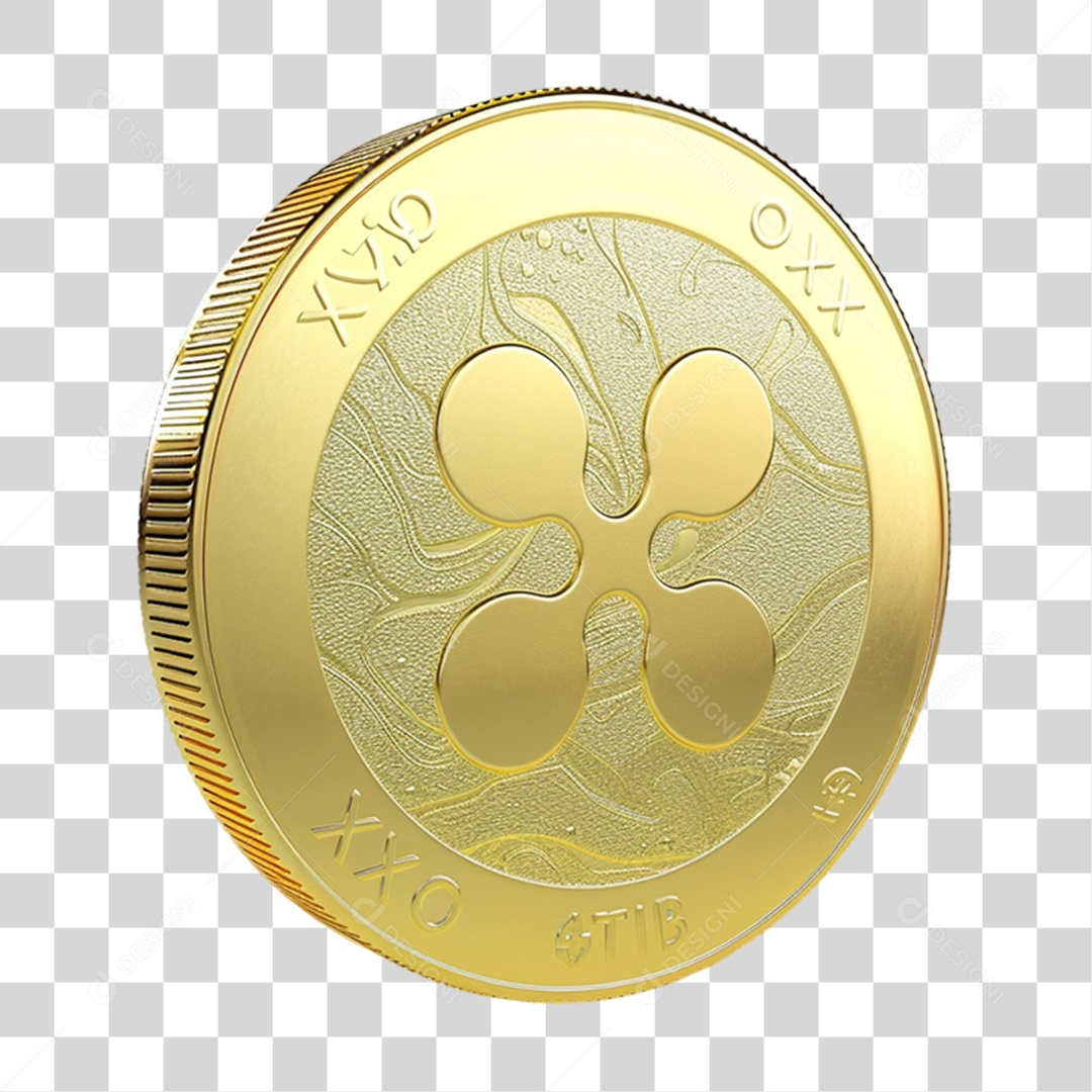 Moeda Digital Xrp PNG Transparente