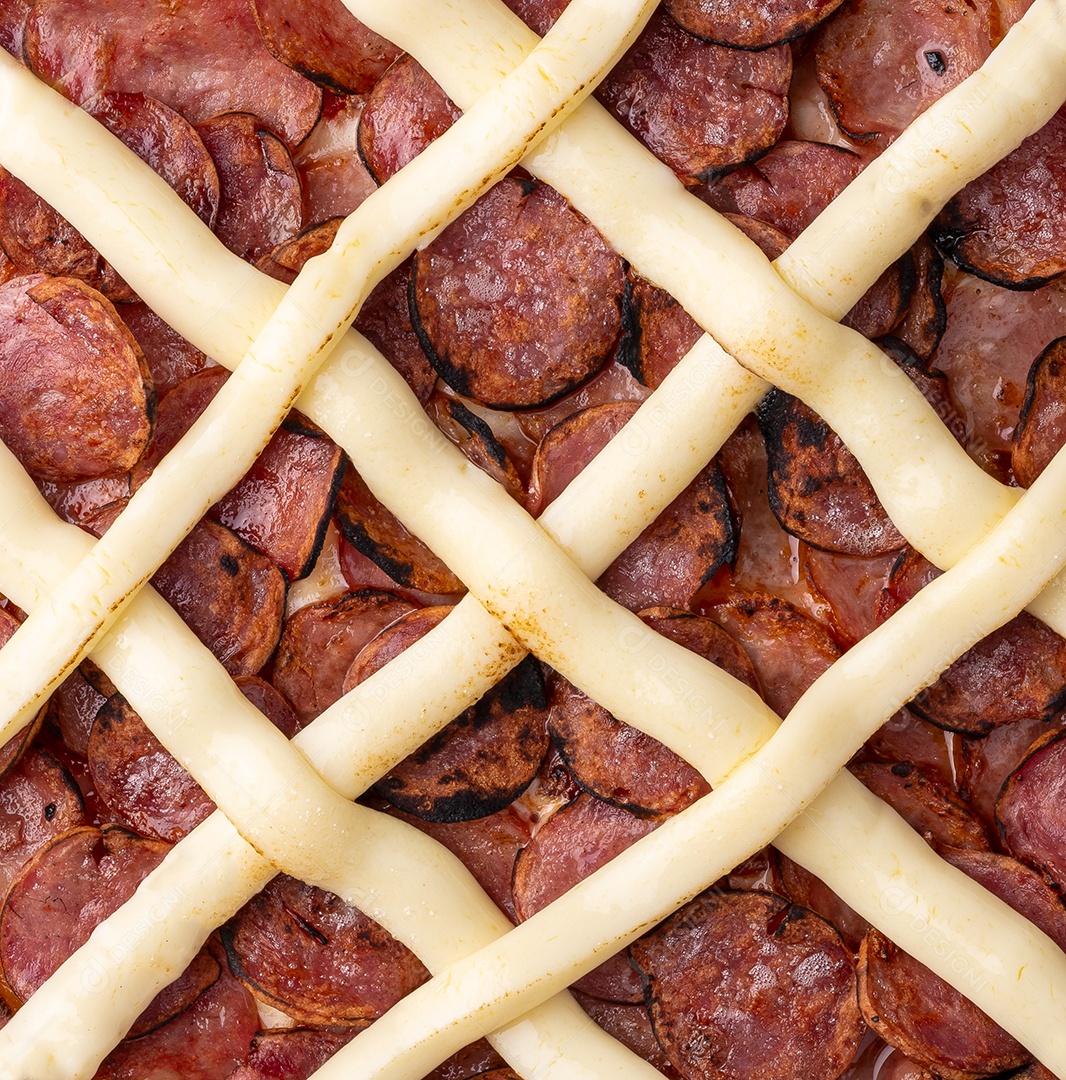 Pizza de calabresa catupiry