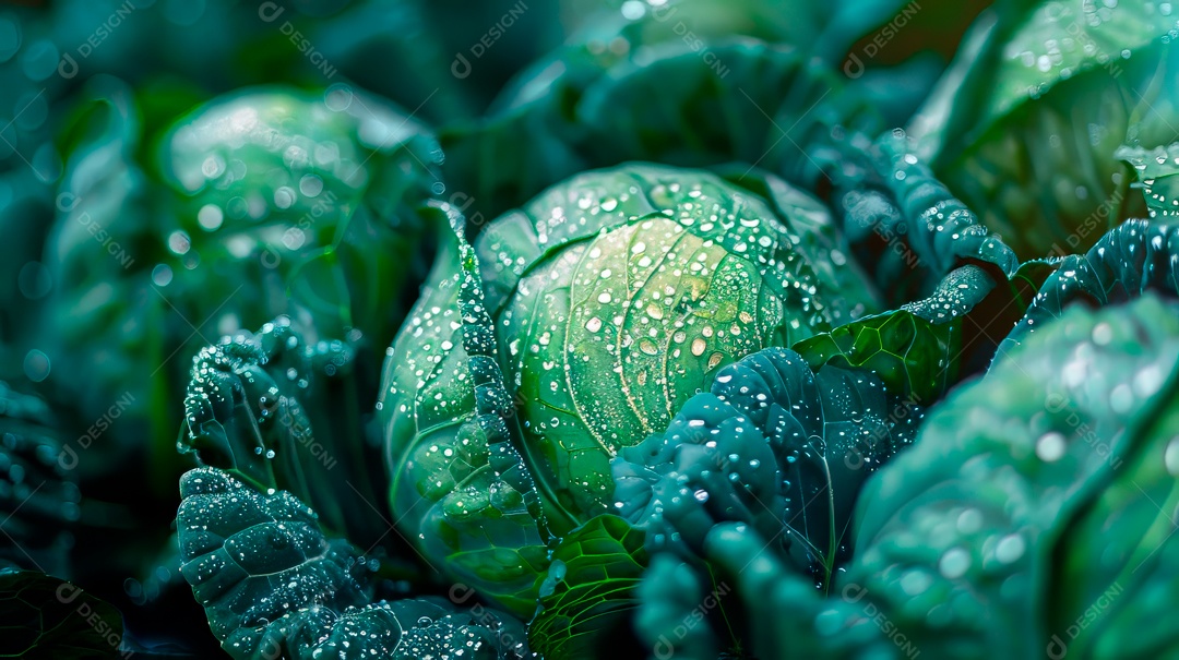 Plantação sobre céu azul e dia ensolarado..