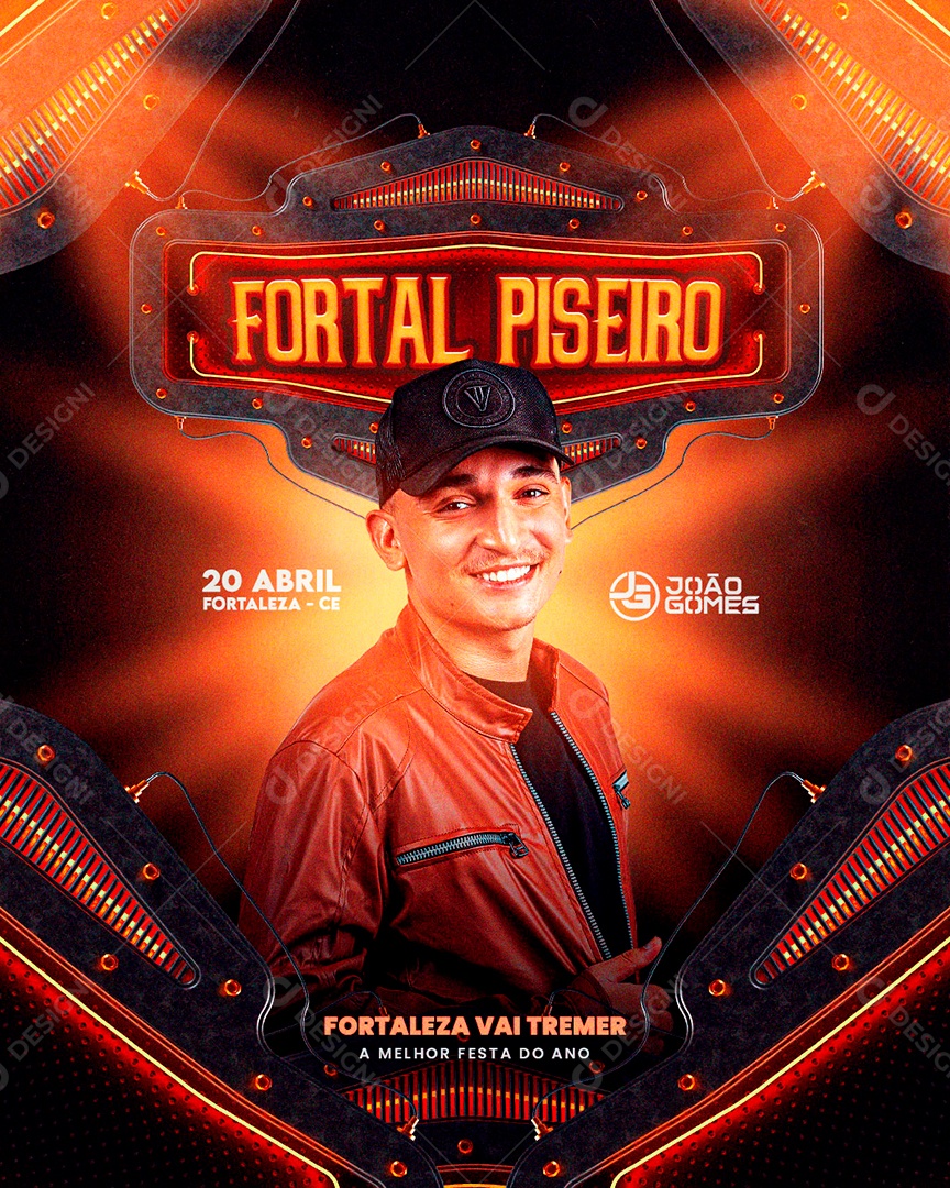 Flyer Para Eventos Com Elementos 3D