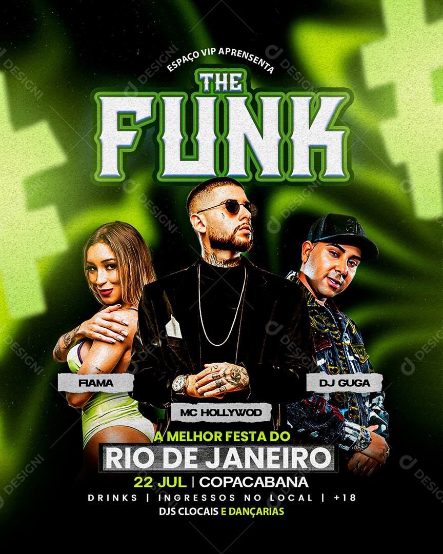 Flyer Para Eventos Neon