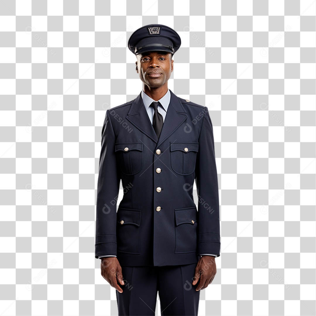 Porteiro de Prédio PNG Transparente