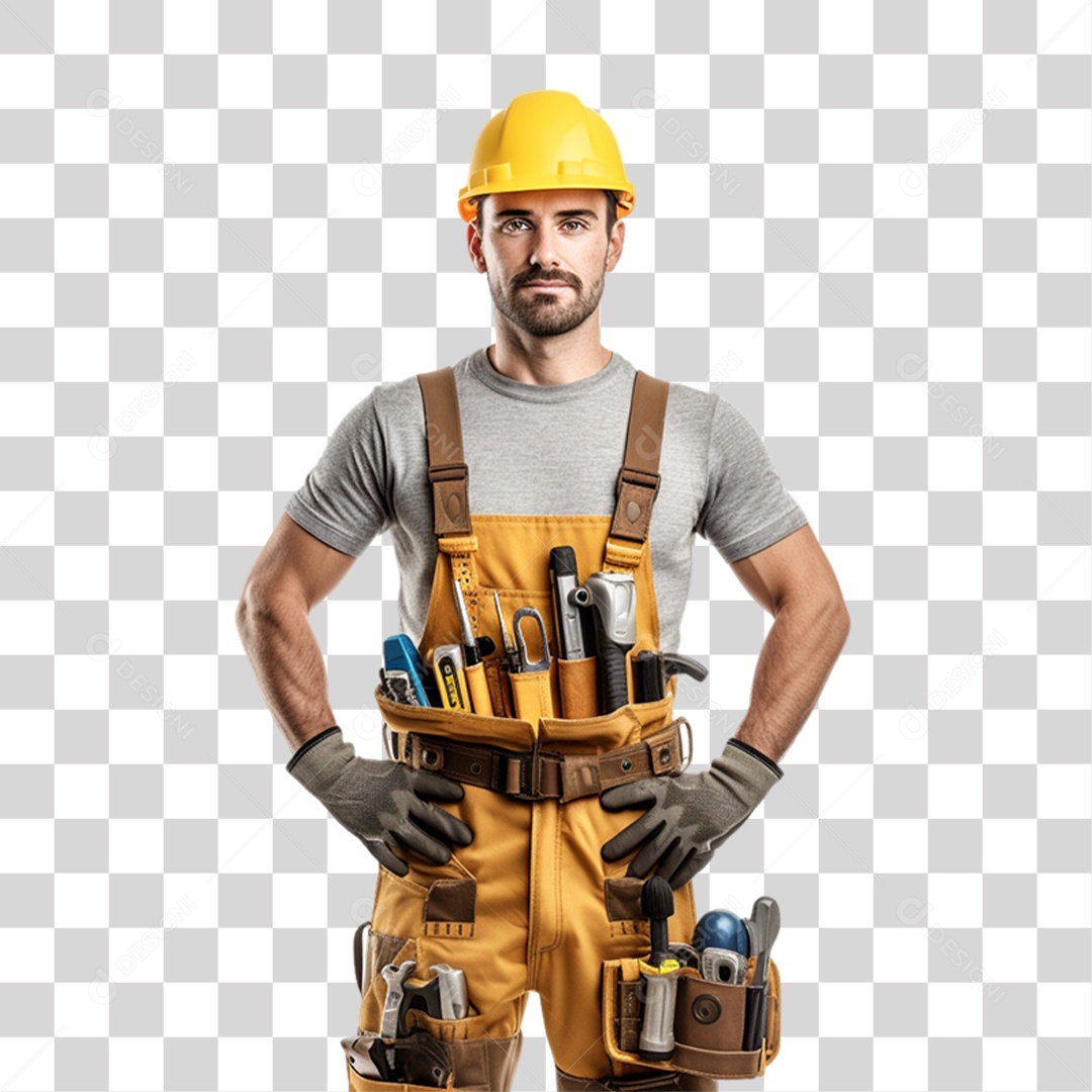 Homem Trabalho de Serviços Gerais PNG Transparente