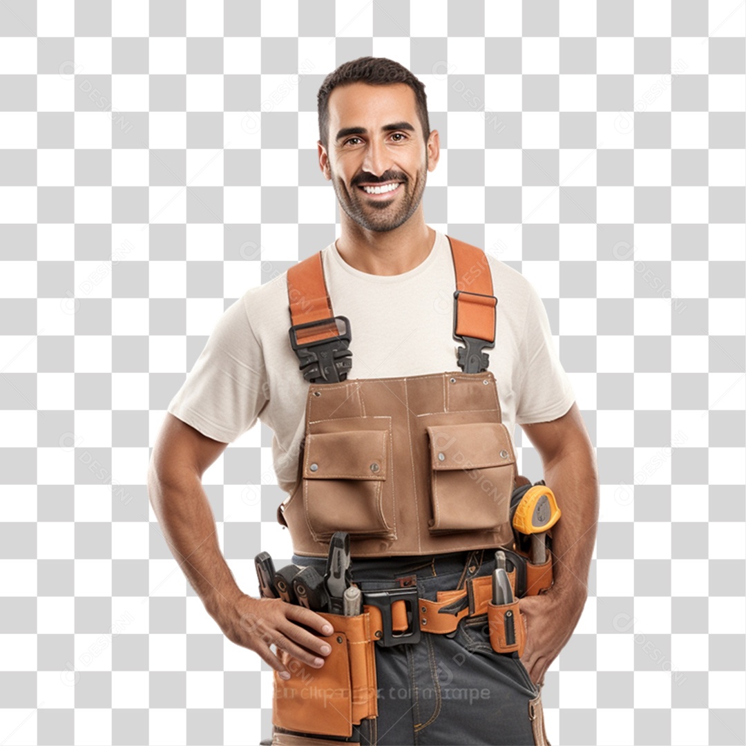 Homem Trabalho de Serviços Gerais PNG Transparente