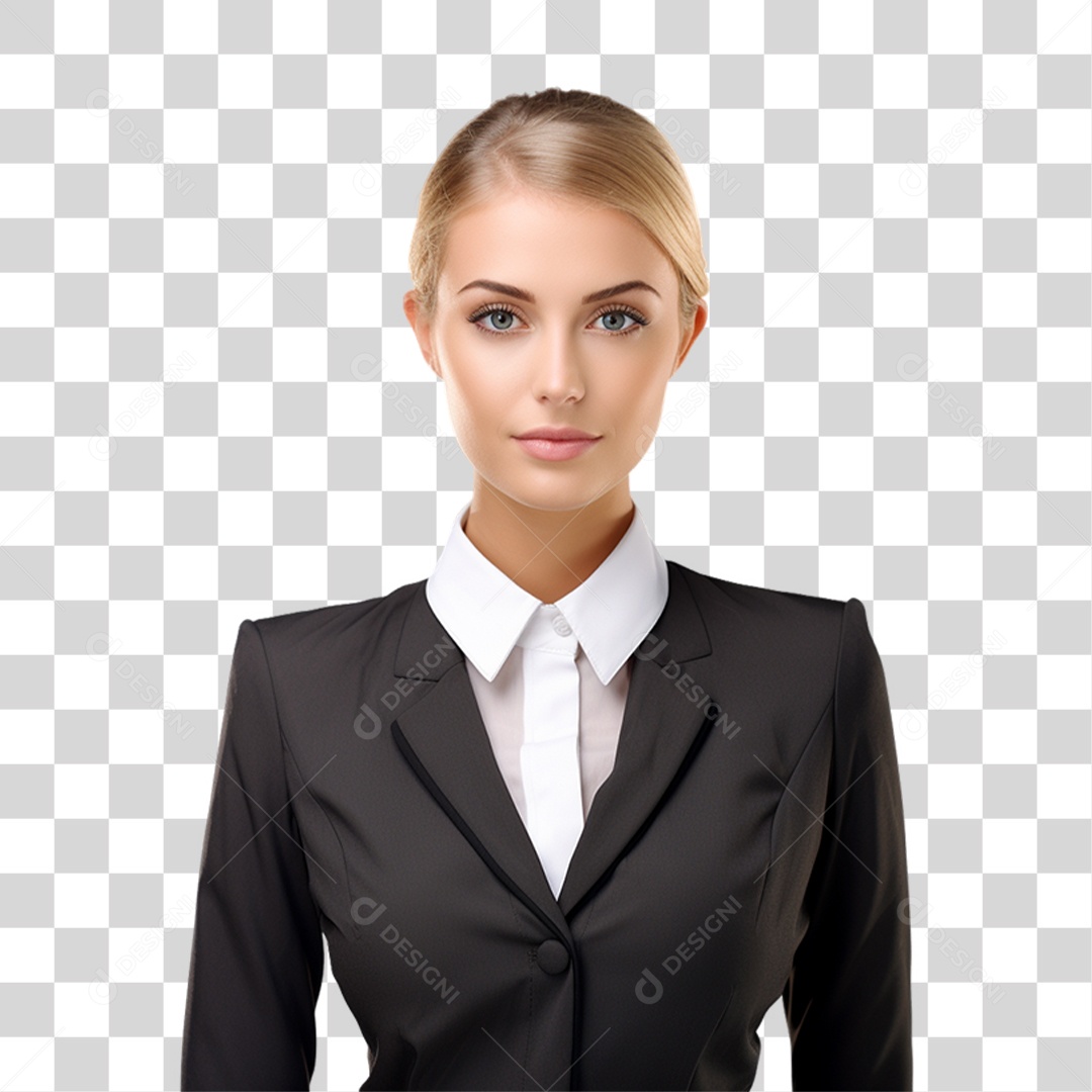 Mulher Secretária Escritório PNG Transparente