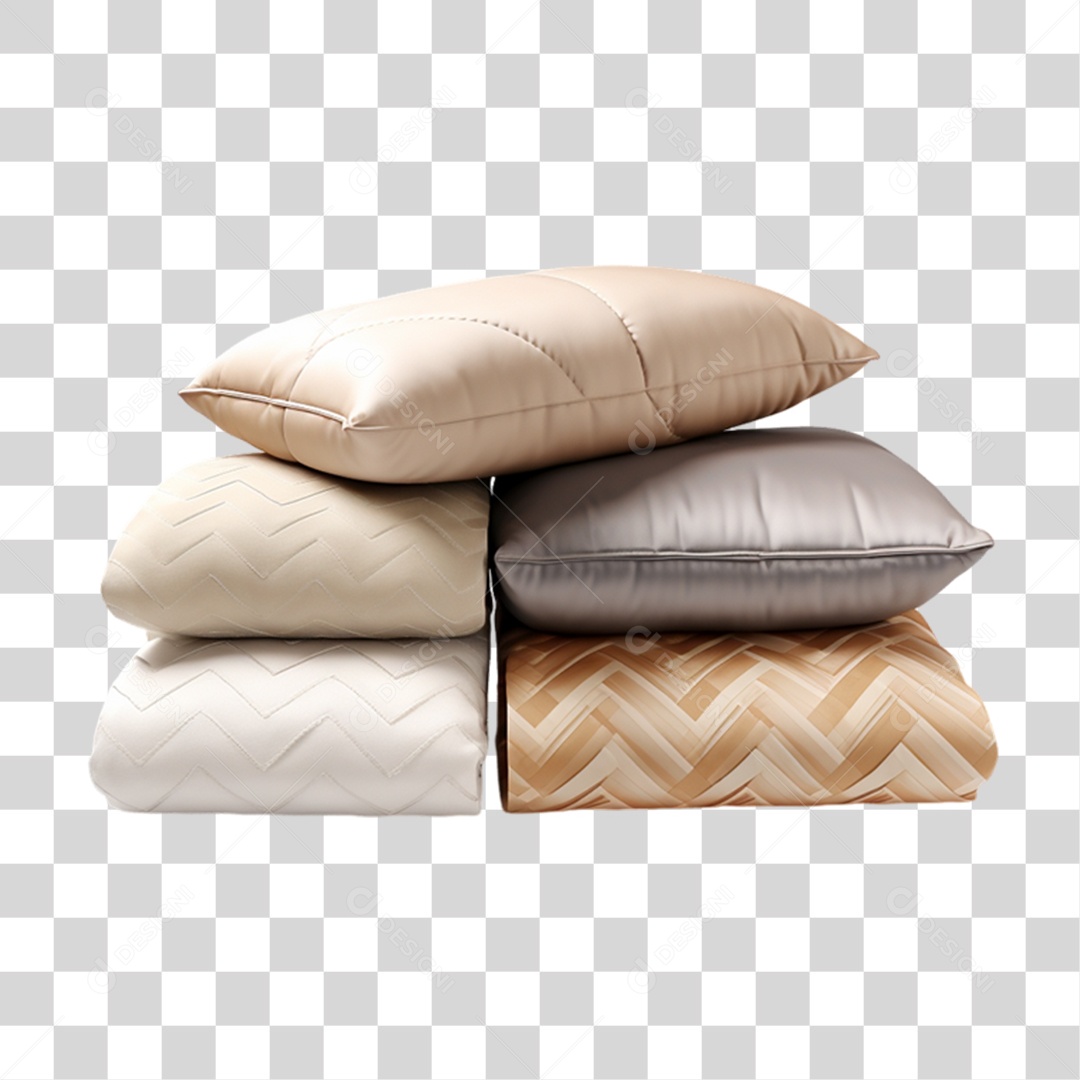 Travesseiros Empilhados PNG Transparente
