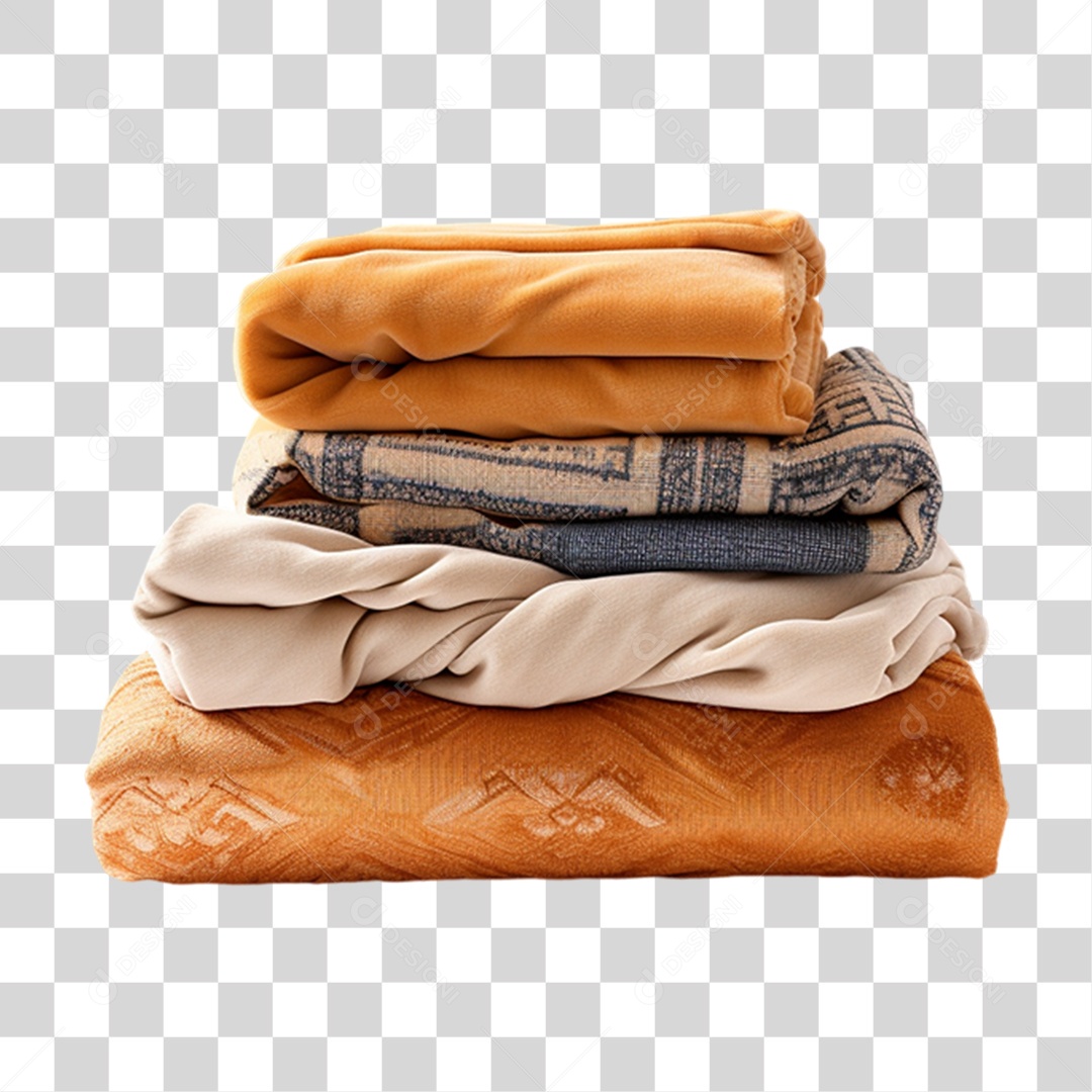 Cobertores Empilhados PNG Transparente
