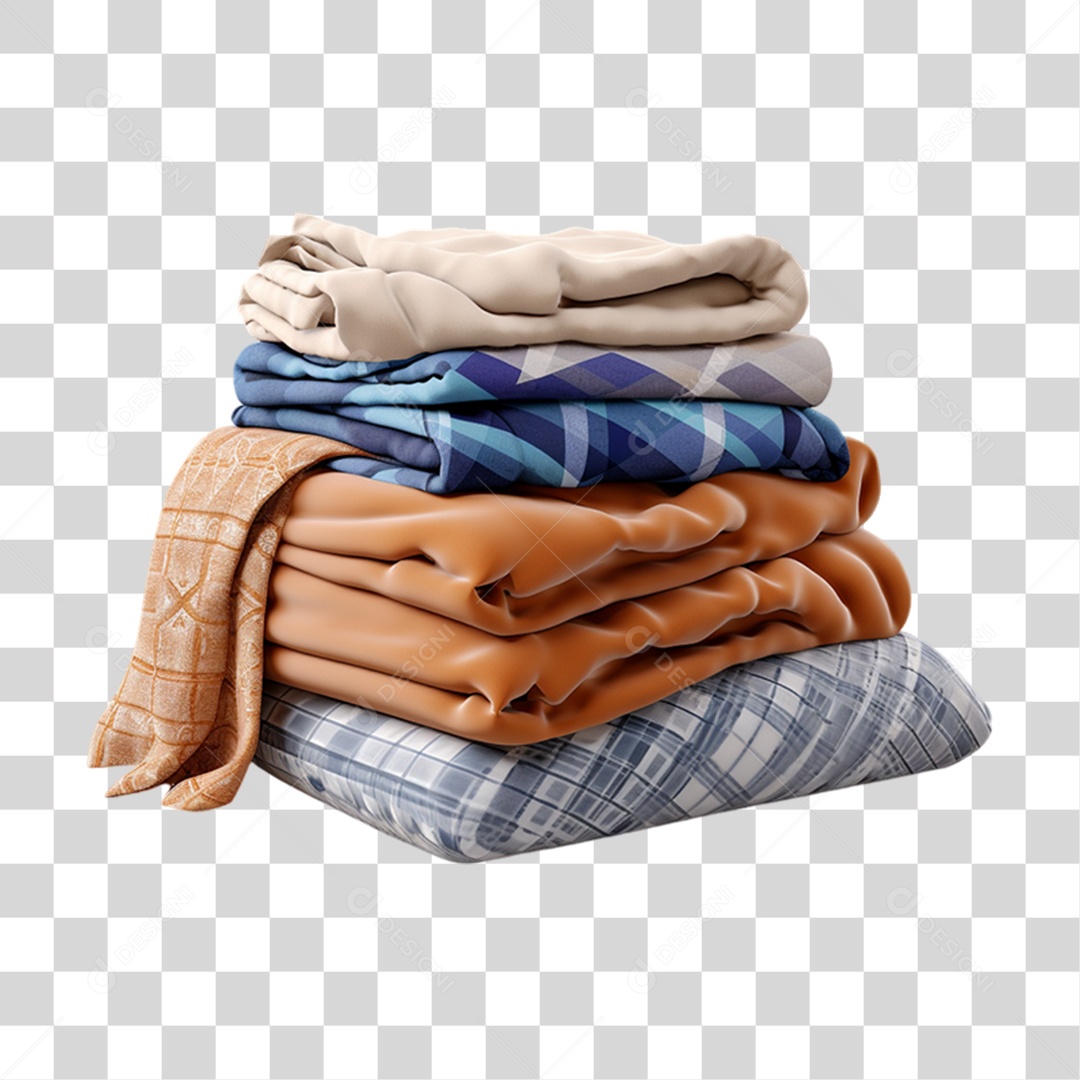 Cobertores Empilhados PNG Transparente