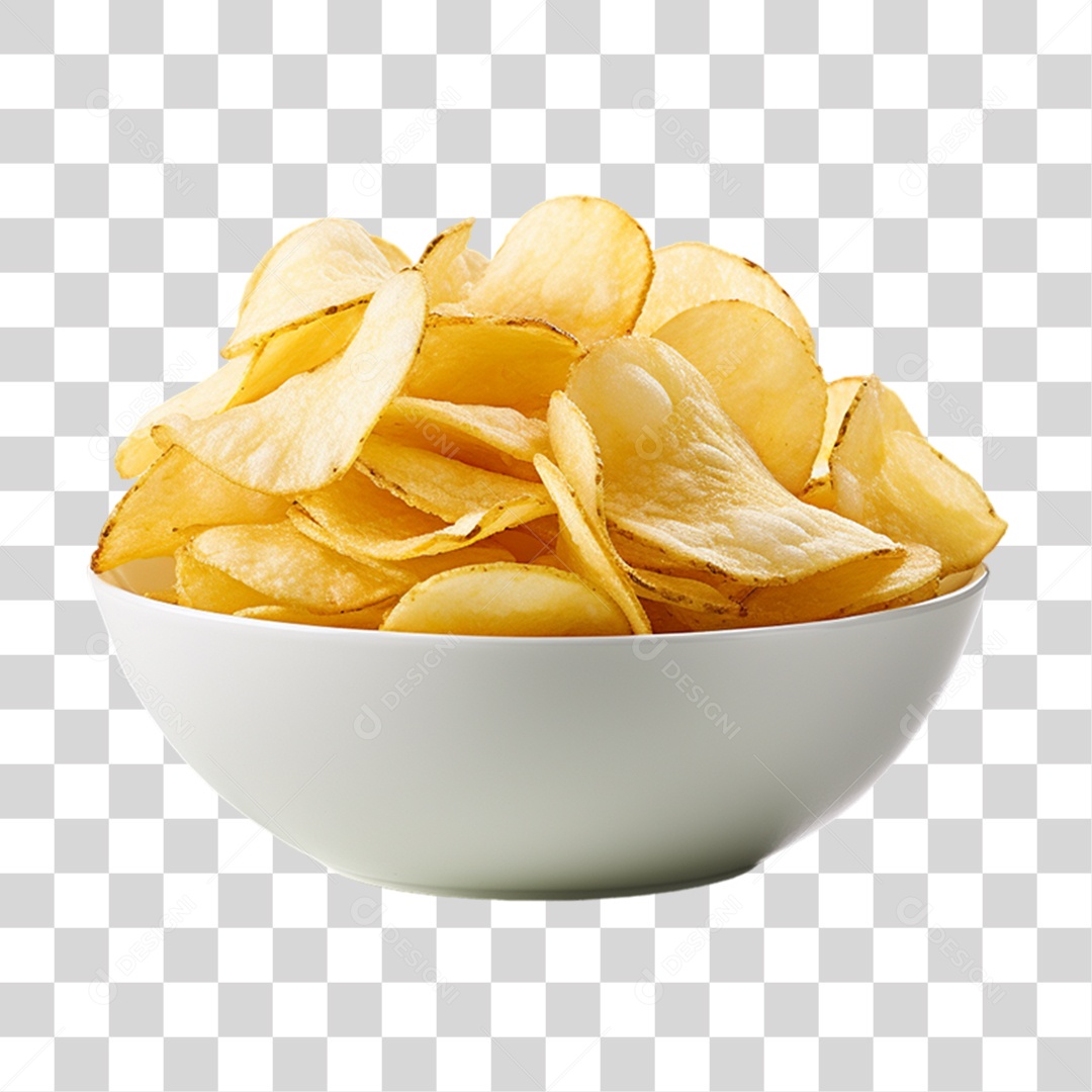 Porção de Batata Frita PNG Transparente
