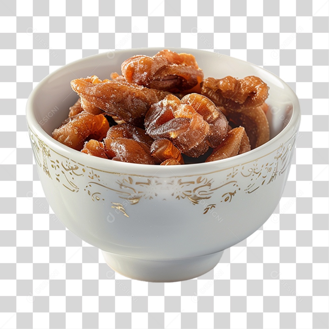 Doce de Caju em Tigela PNG Transparente