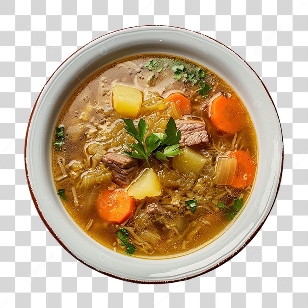 Porção Sopa PNG Transparente