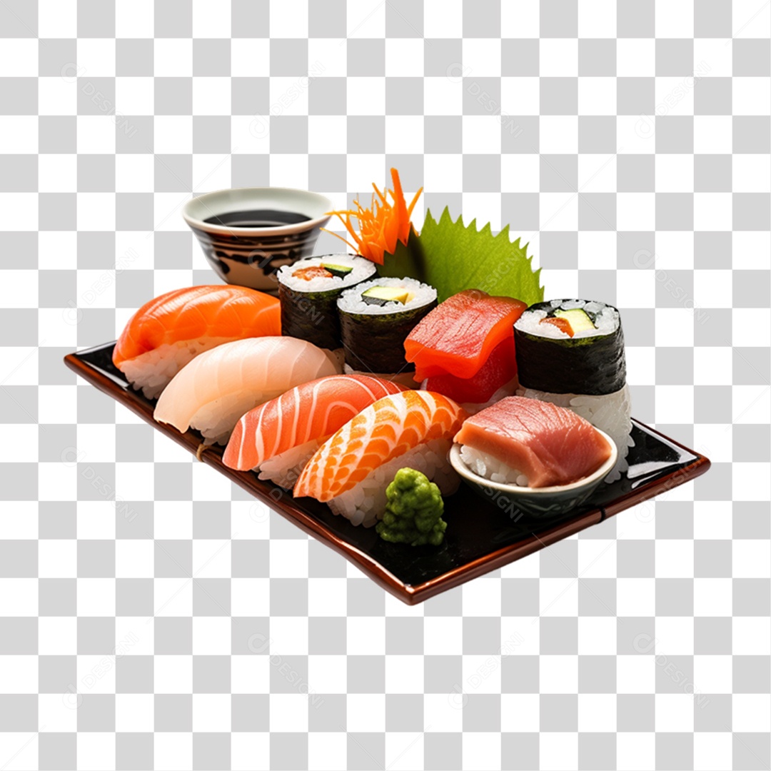 Comida Culinária Japonesa PNG Transparente