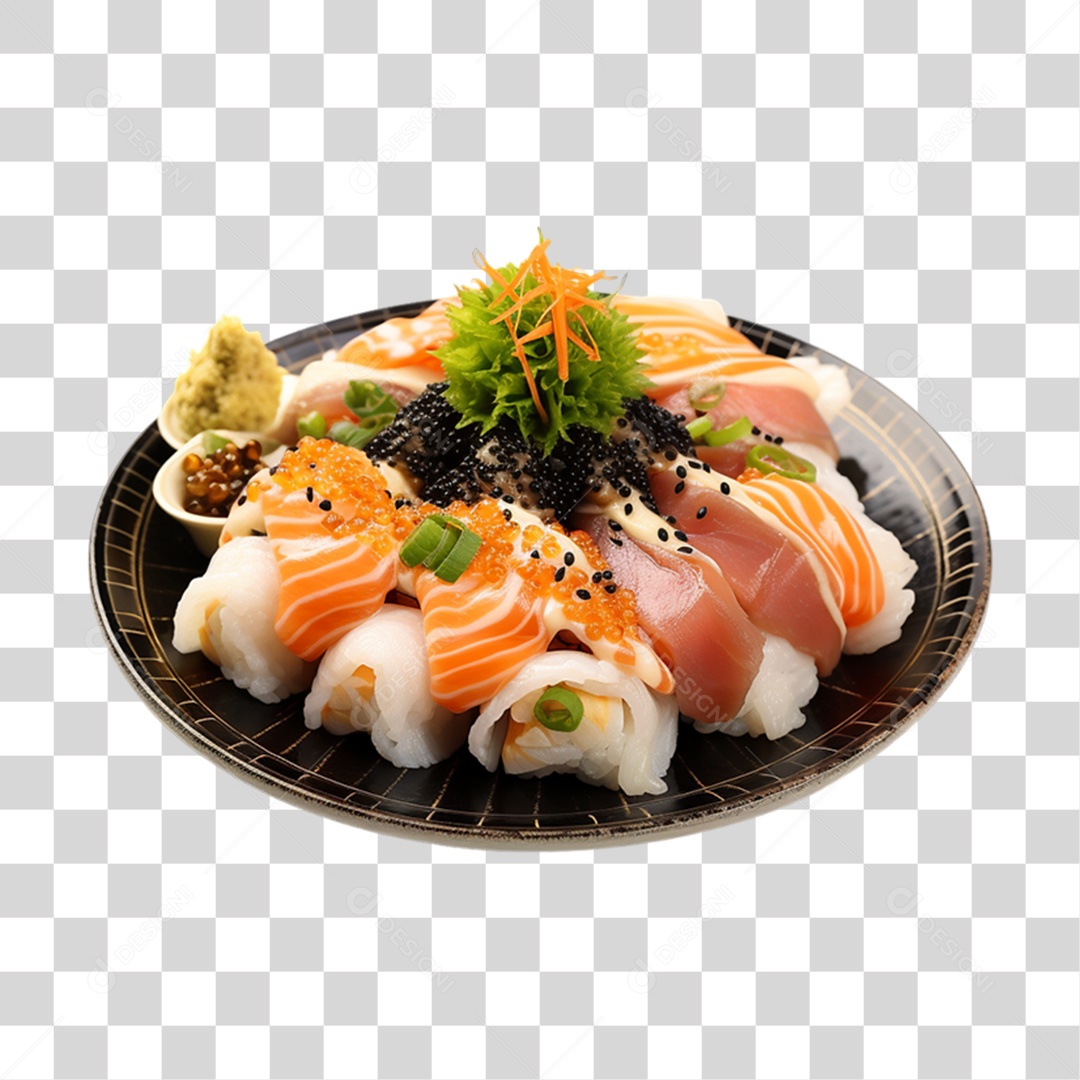 Comida Culinária Japonesa PNG Transparente
