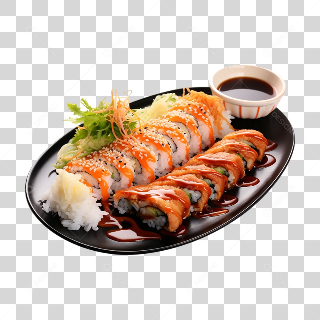 Comida Culinária Japonesa PNG Transparente