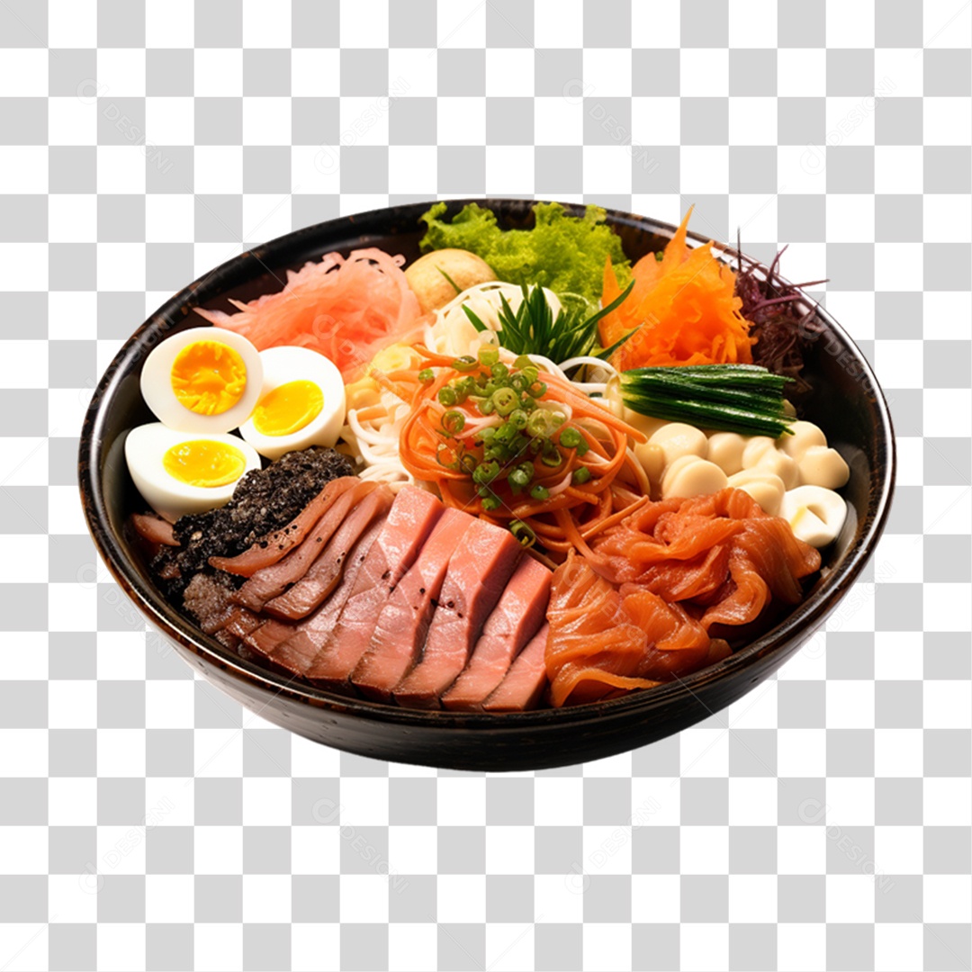 Comida Culinária Japonesa PNG Transparente