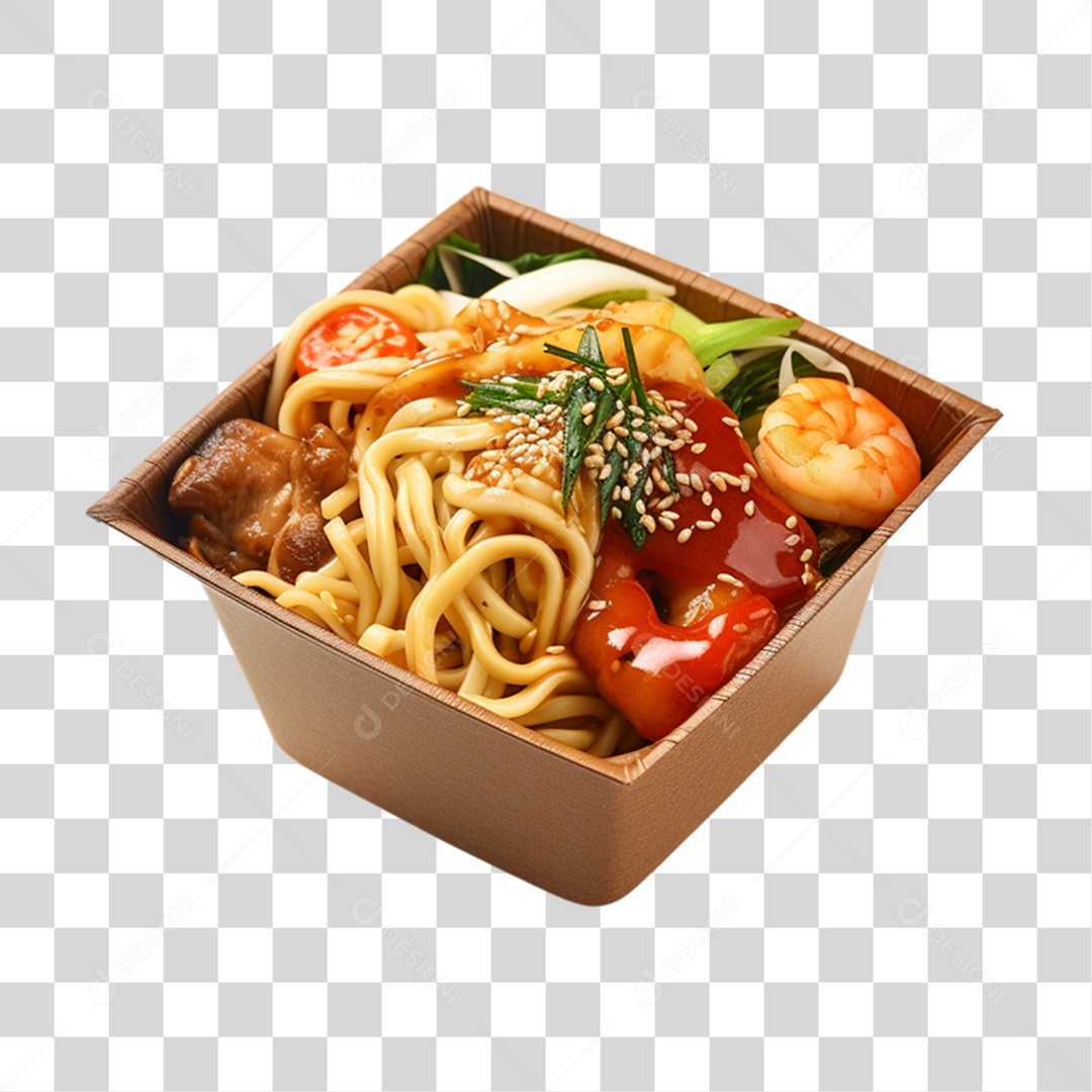 Caixa de Macarrão PNG Transparente