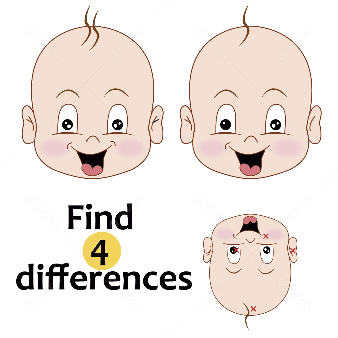 Encontre 4 diferenças