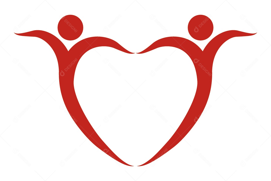 Logotipo de doação de coração