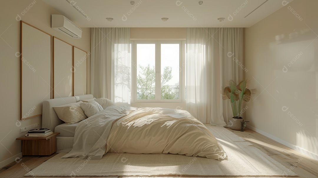 Design de interiores de realidade virtual.