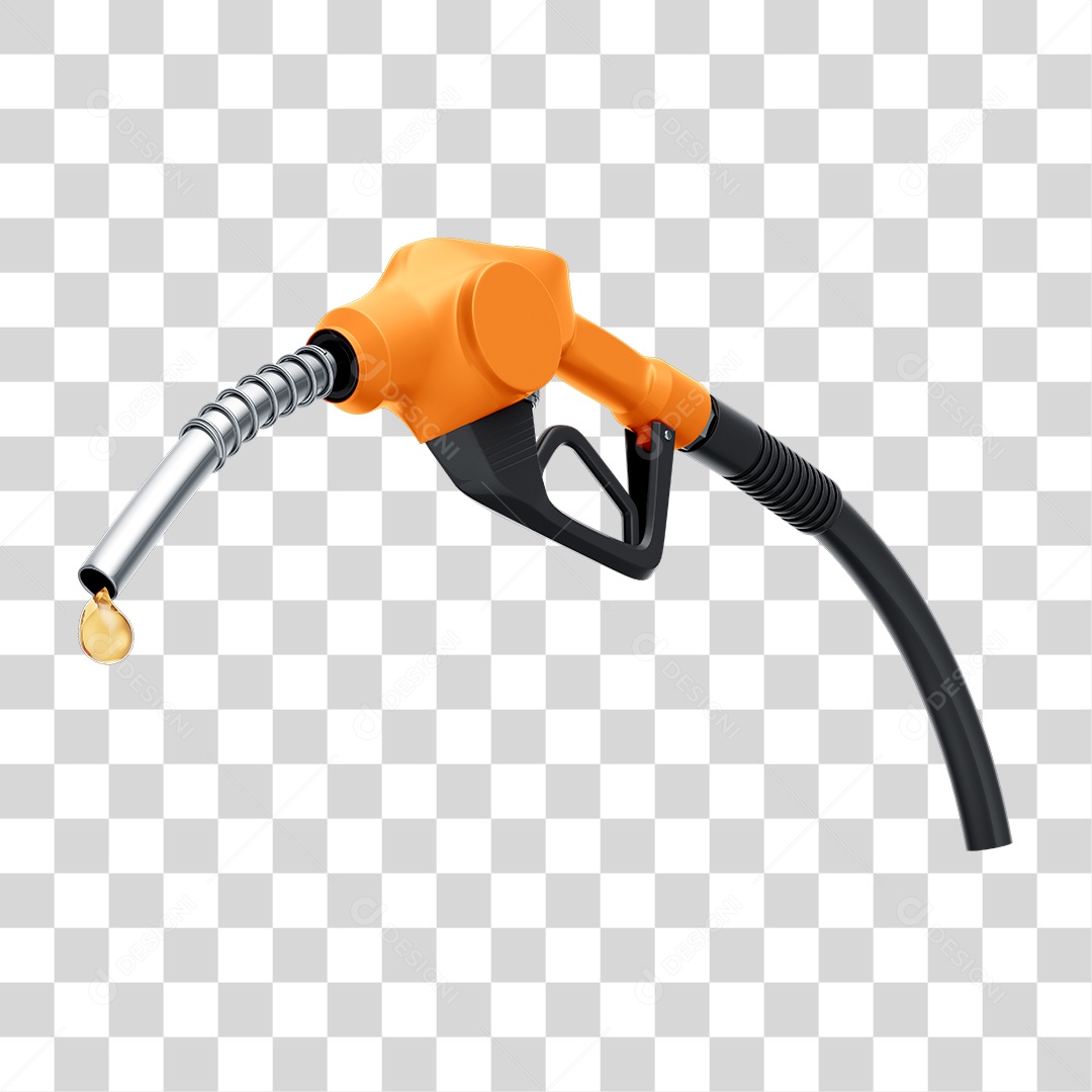 Elemento 3D Bico de Abastecimento PNG Transparente