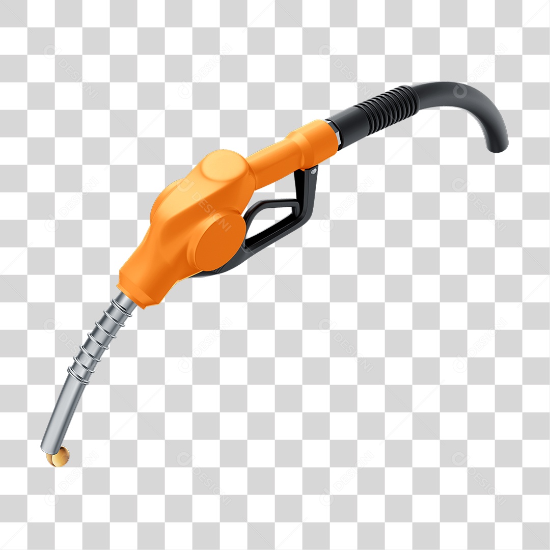 Elemento 3D Bico de Abastecimento PNG Transparente