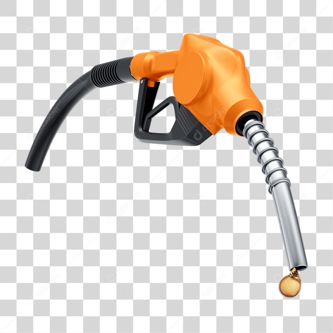 Elemento 3D Bico de Abastecimento PNG Transparente