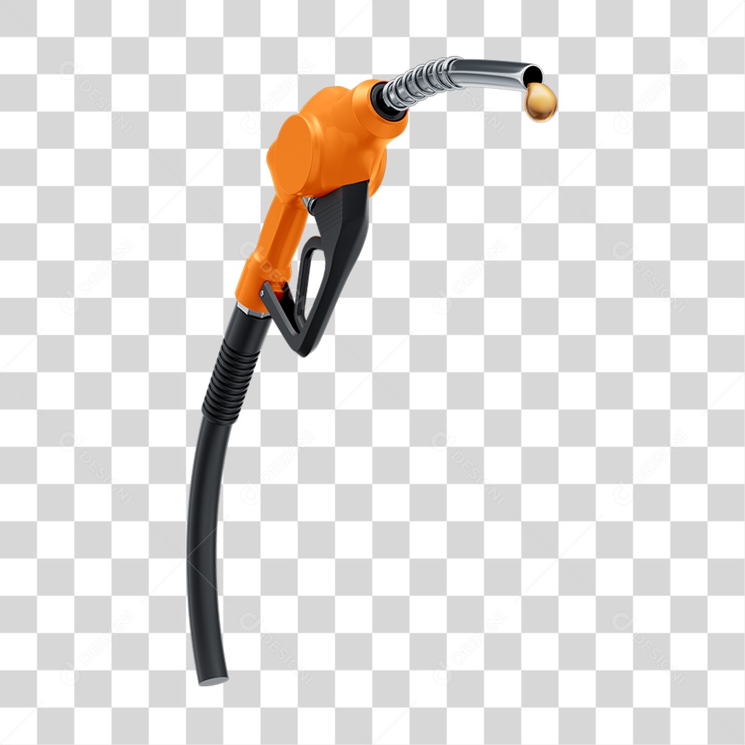 Elemento 3D Bico de Abastecimento PNG Transparente