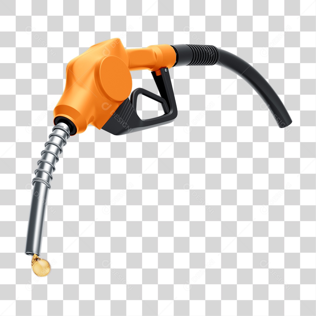 Elemento 3D Bico de Abastecimento PNG Transparente