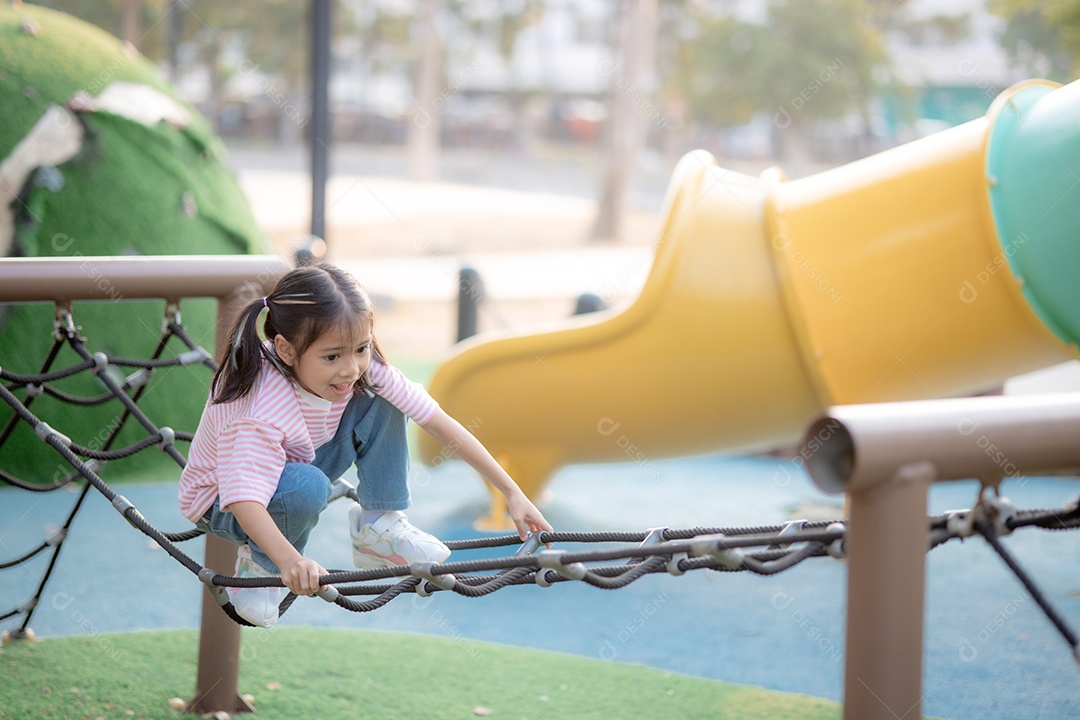 Child having fun in park with bike and park