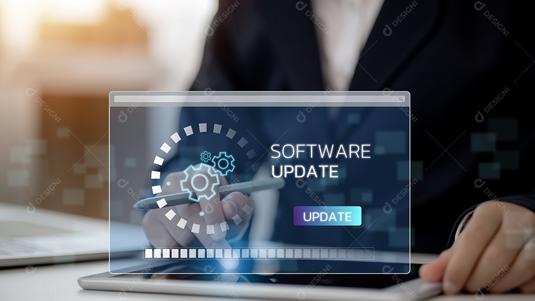 Atualizações de software ou de sistema operacional para manter seu dispositivo atualizado