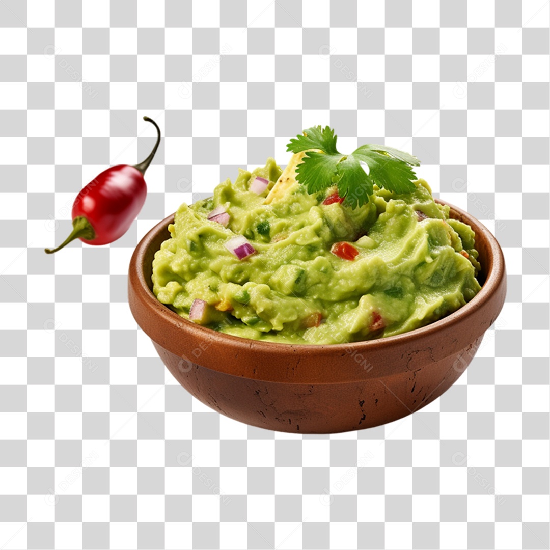 Prato Porção da Culinária Mexicana PNG Transparente