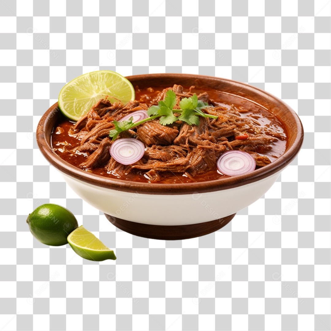 Prato Porção da Culinária Mexicana PNG Transparente