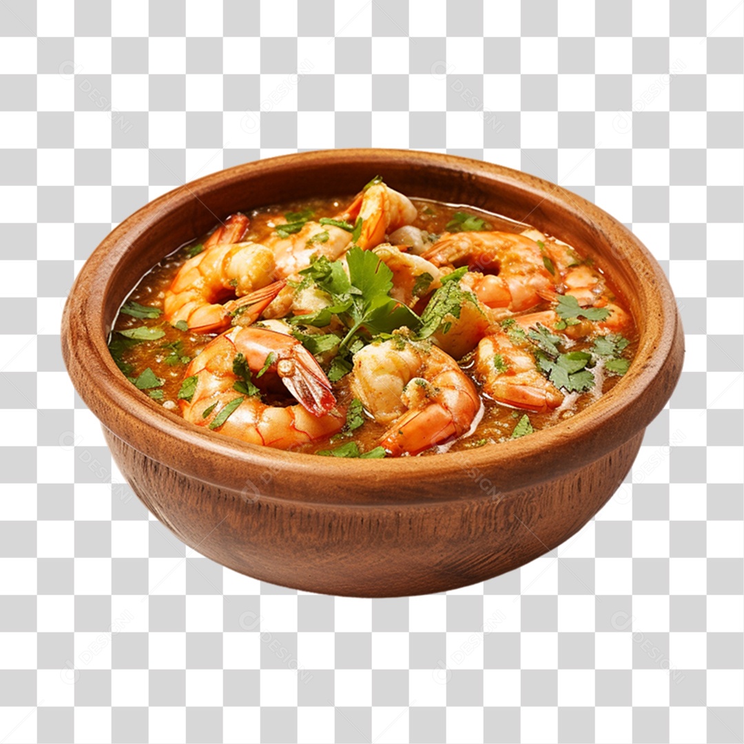 Porção de Camarões PNG Transparente