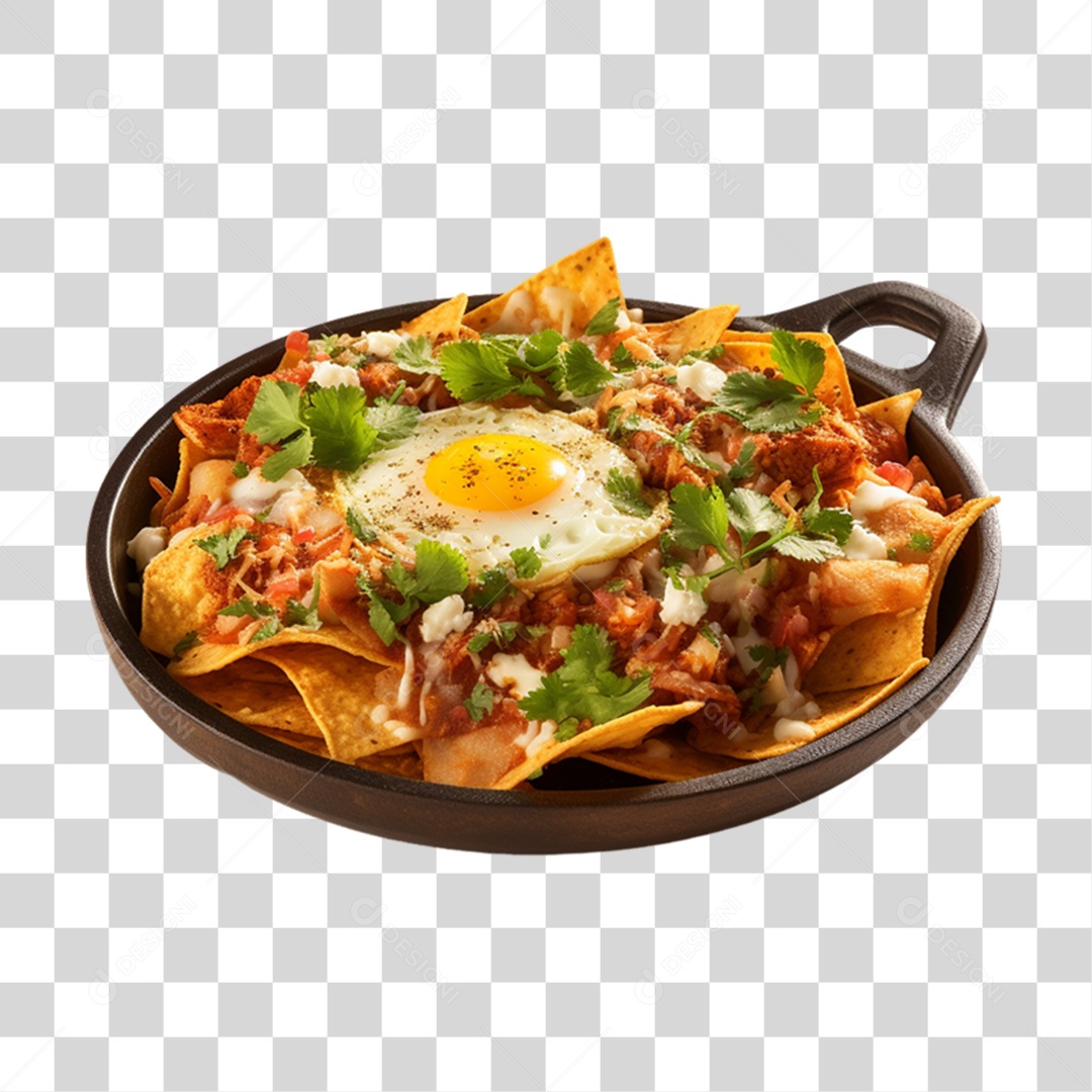 Prato Porção da Culinária Mexicana PNG Transparente