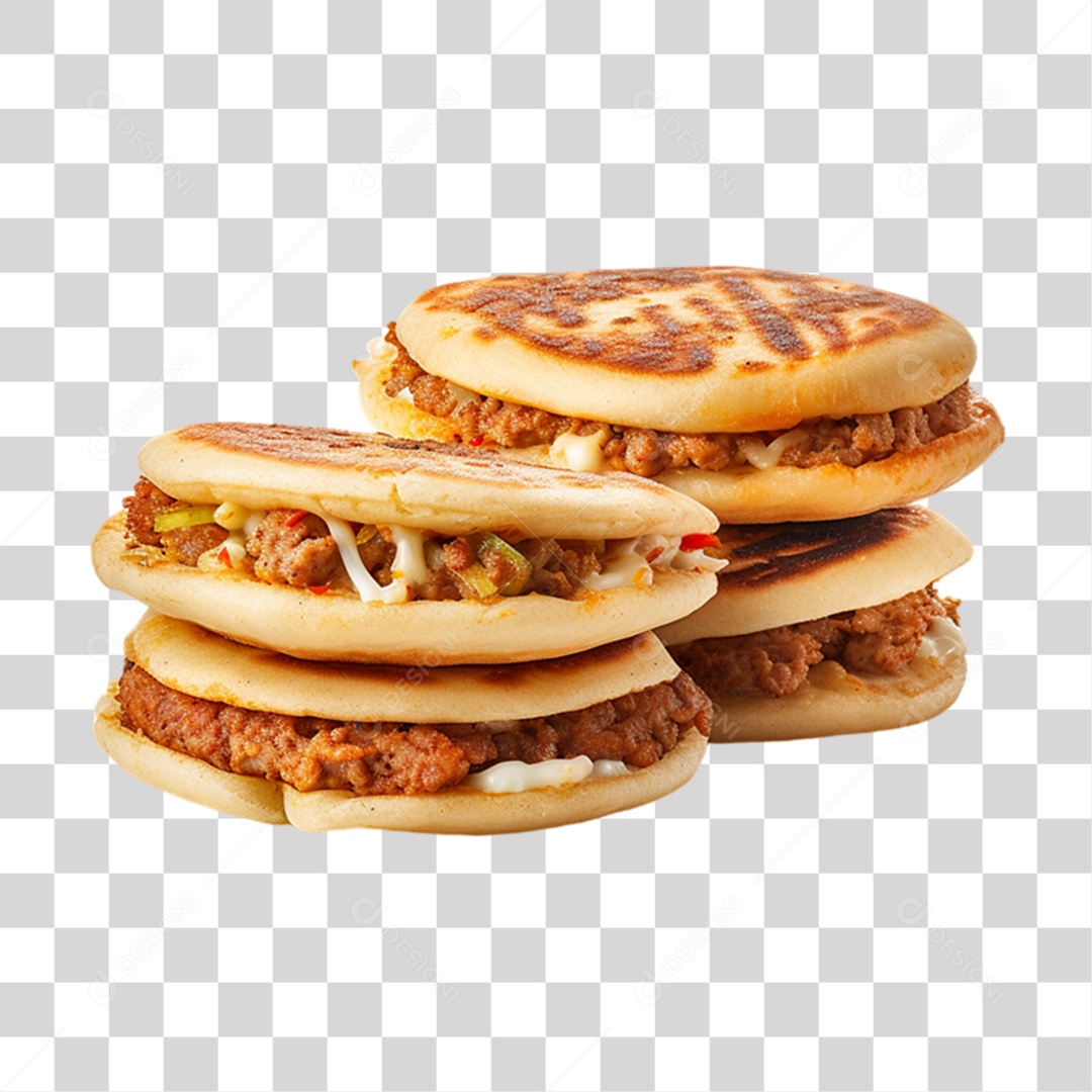 Gordita Prato Porção da Culinária Mexicana PNG Transparente