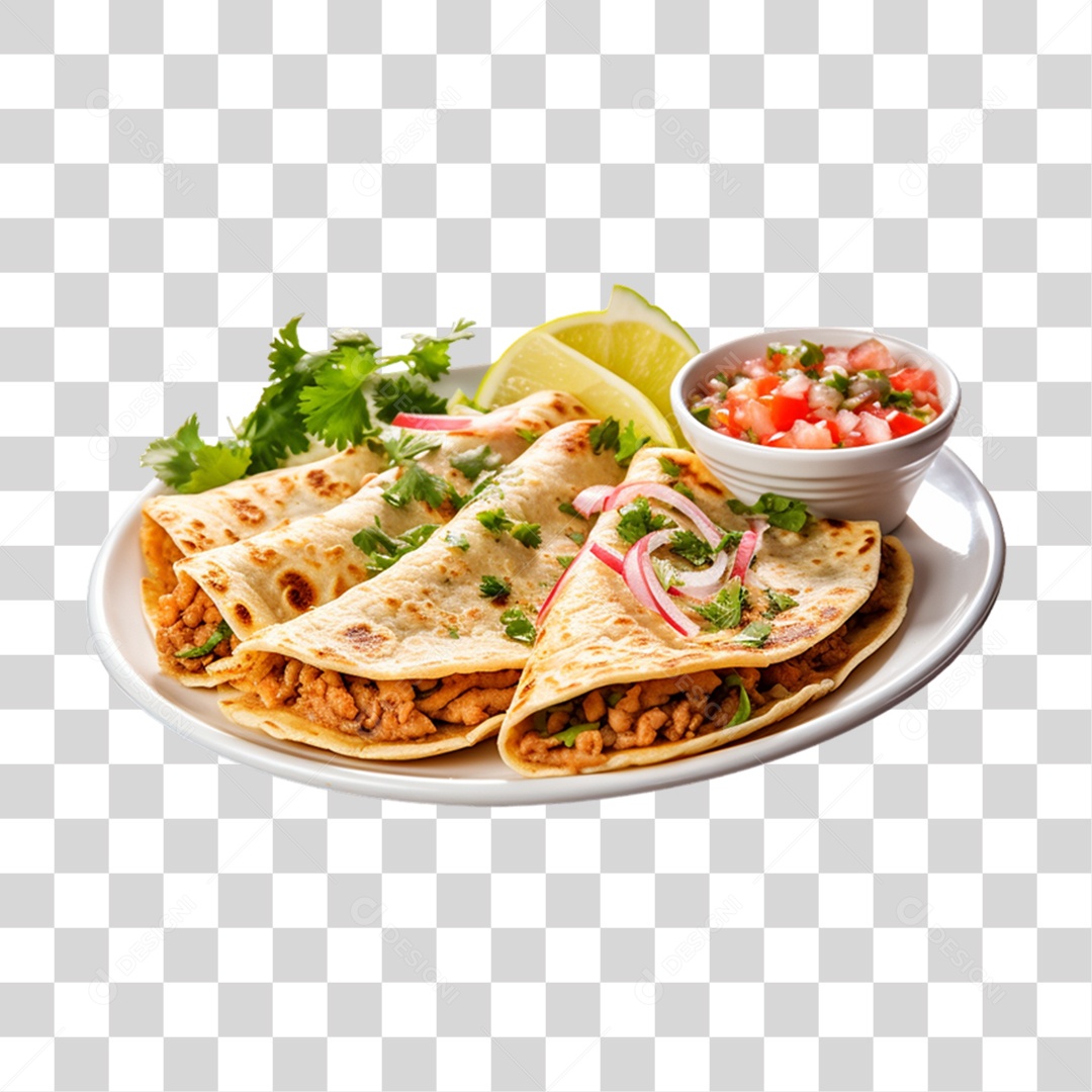 Tlayuda Porção PNG Transparente