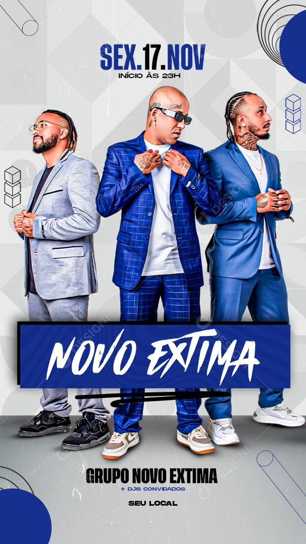 Social Media Novo Extima PSD Editável