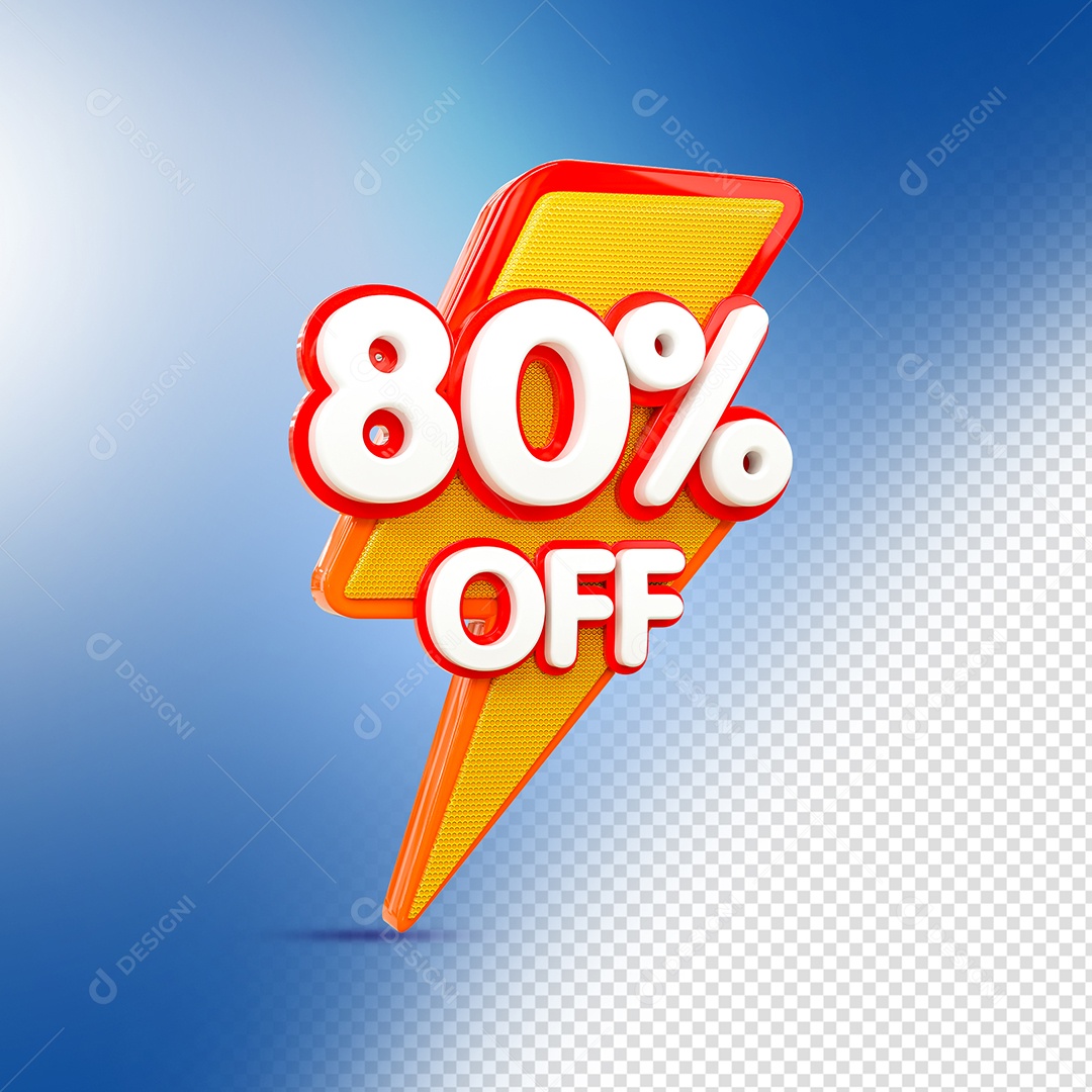 Desconto 80% OFF Elemento 3D para Coposição PSD