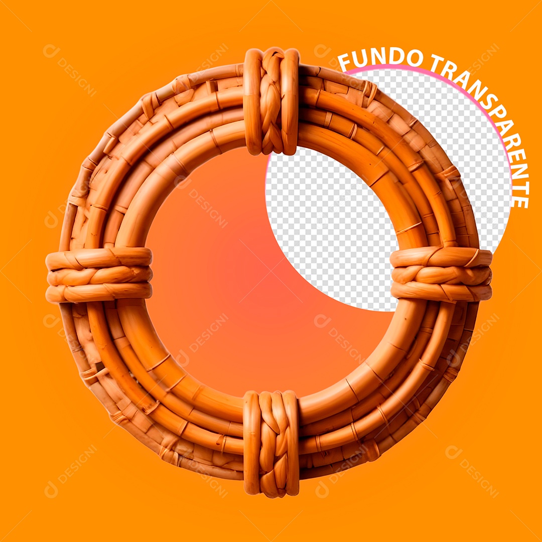 Anel Bambu Elemento IA PSD