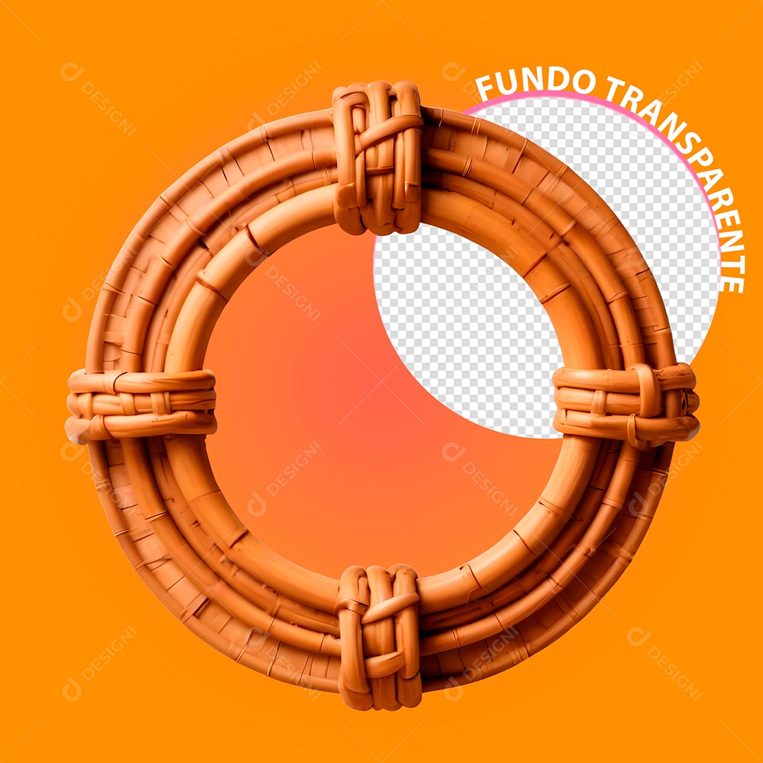 Anel Bambu Elemento IA PSD