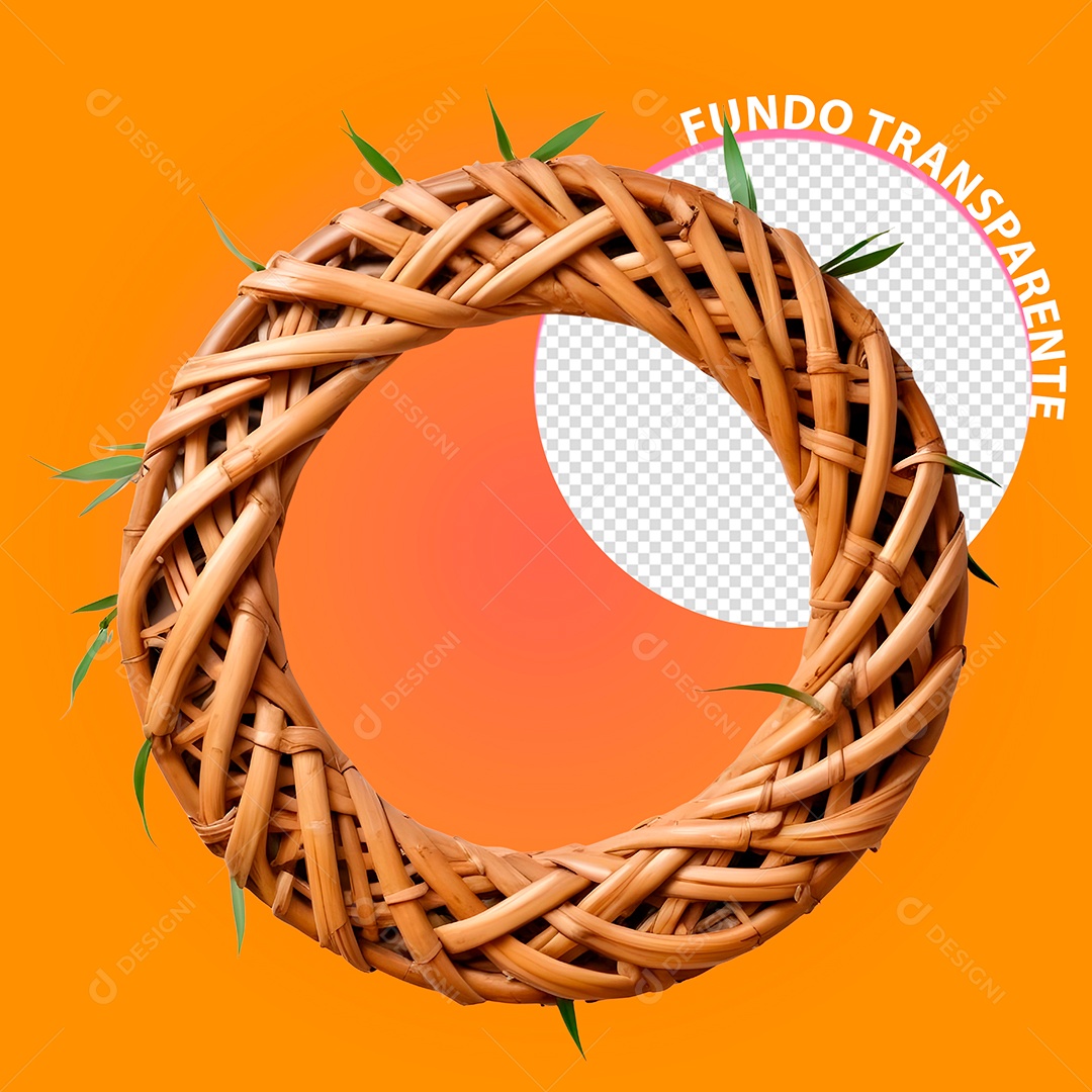 Anel Bambu Elemento IA PSD