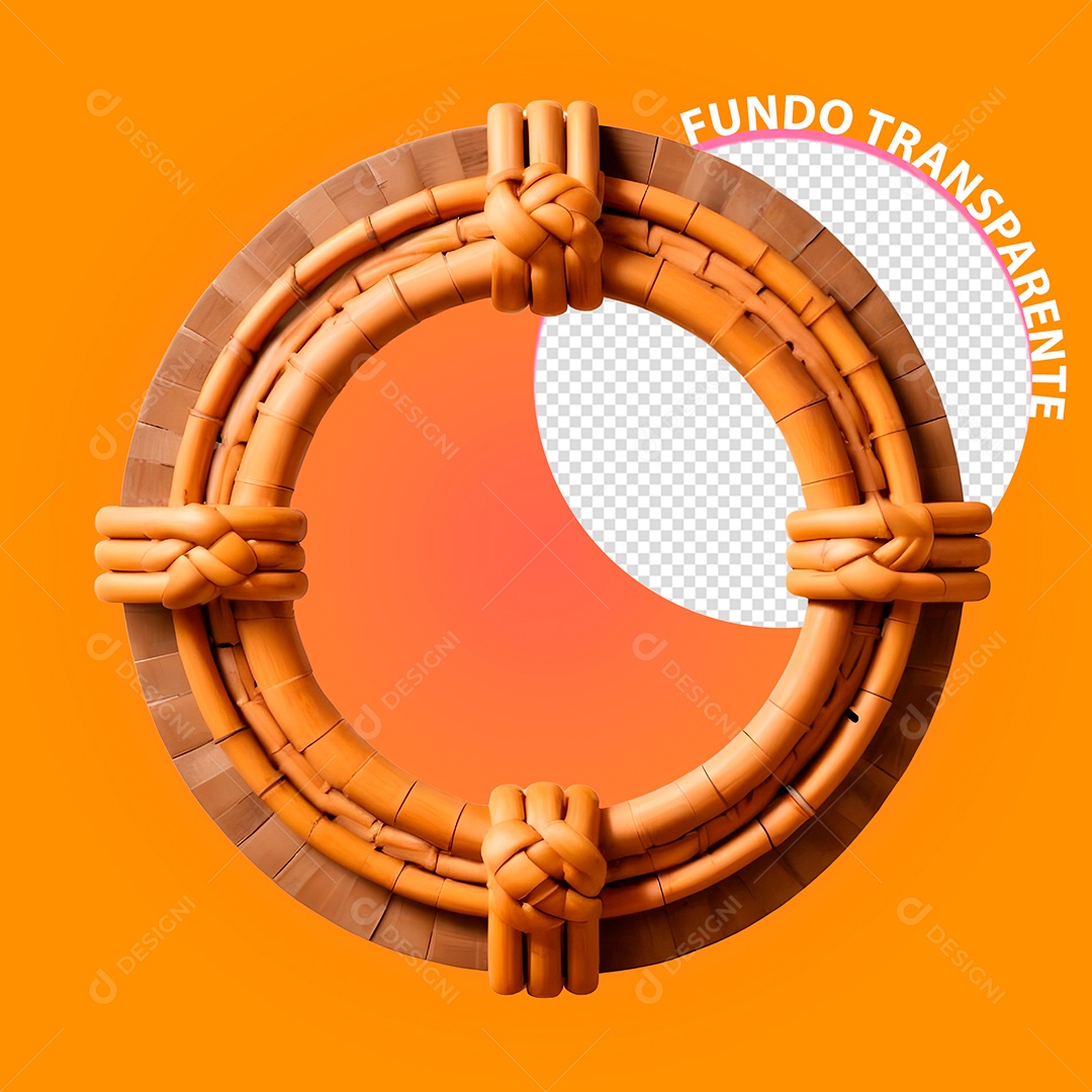 Anel Bambu Elemento IA PSD