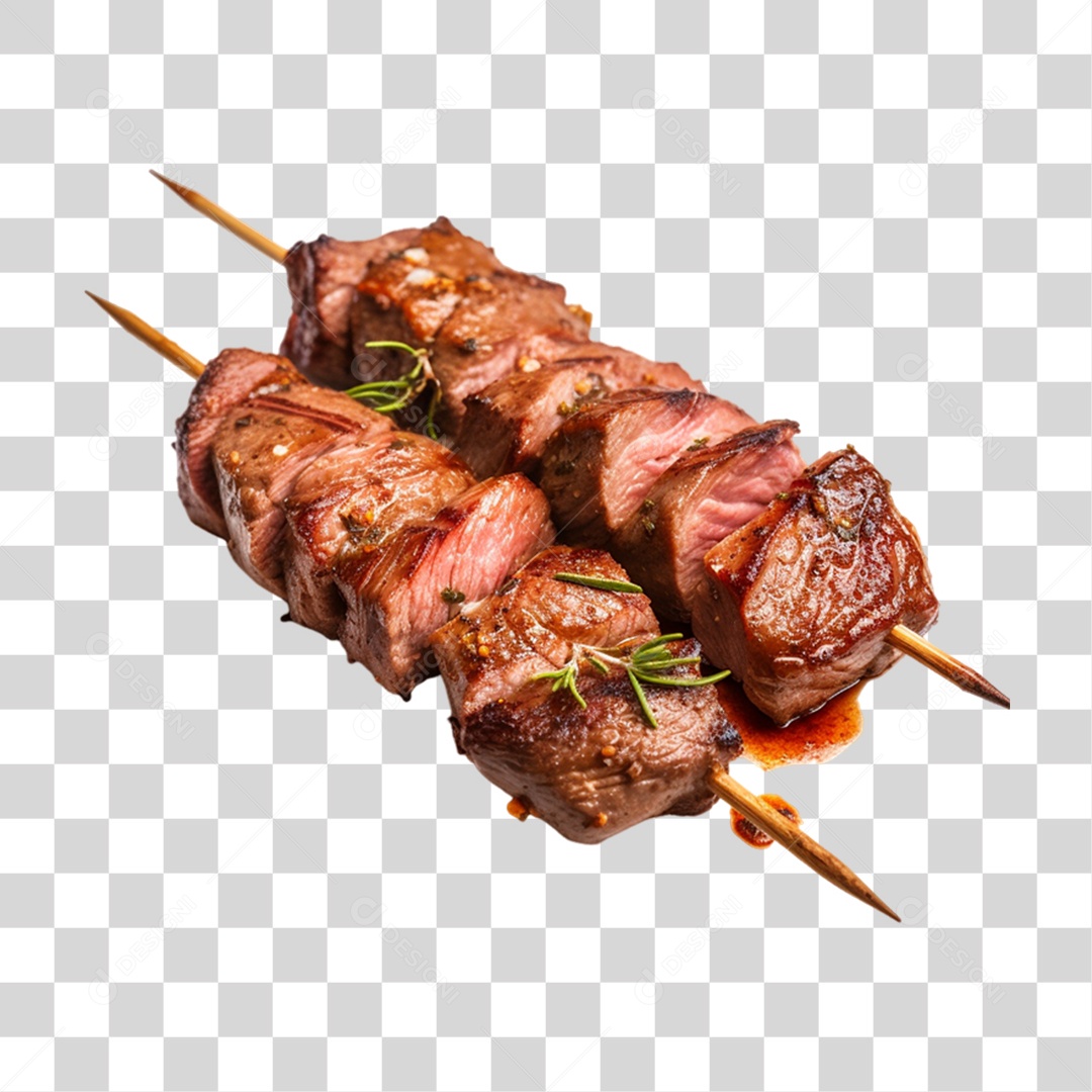 Carne Assada Churrasco Espetinho PNG Transparente