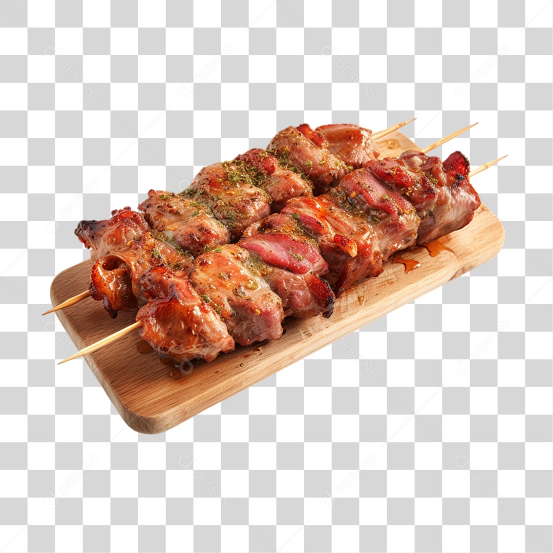 Carne Assada Churrasco Espetinho PNG Transparente