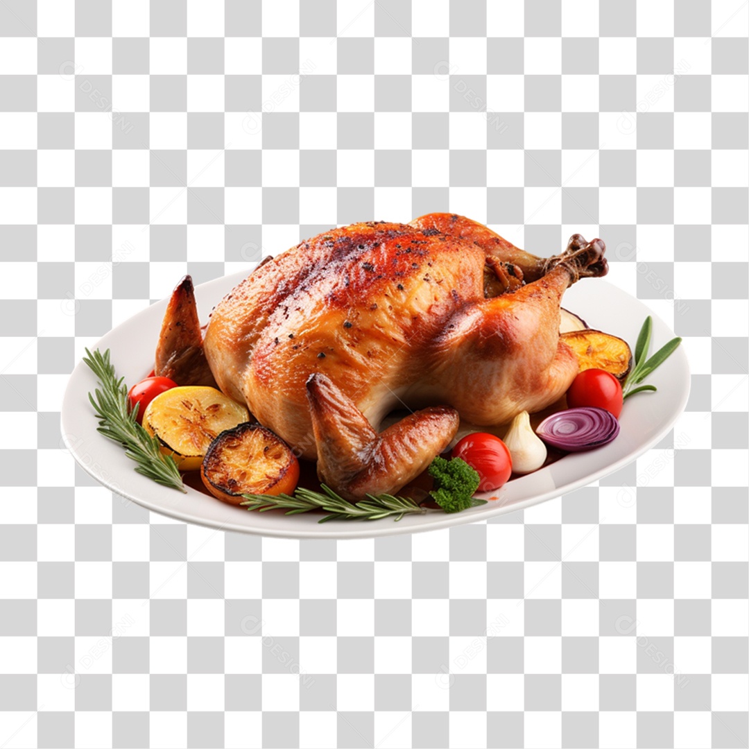 Frango Assado PNG Transparente
