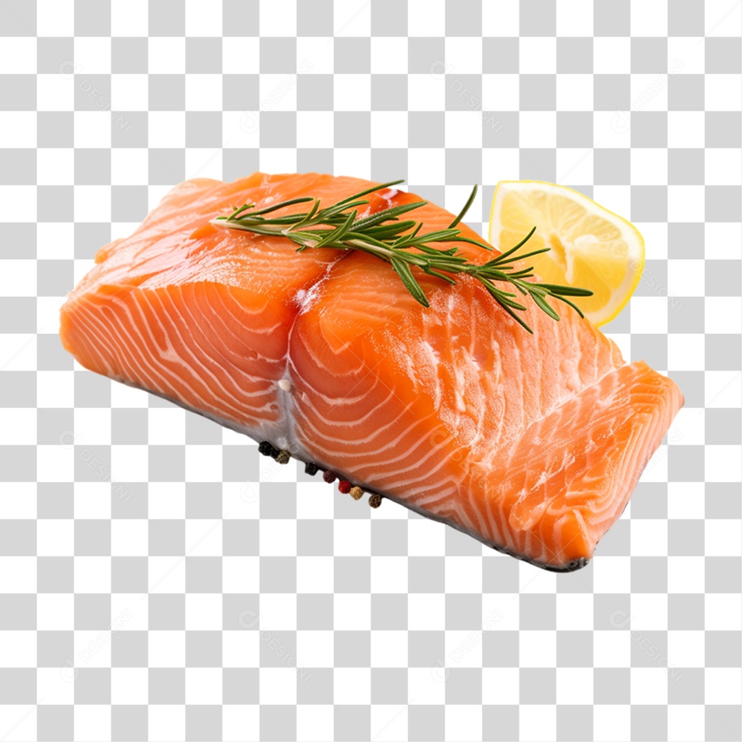 Peixe Salmão PNG Transparente