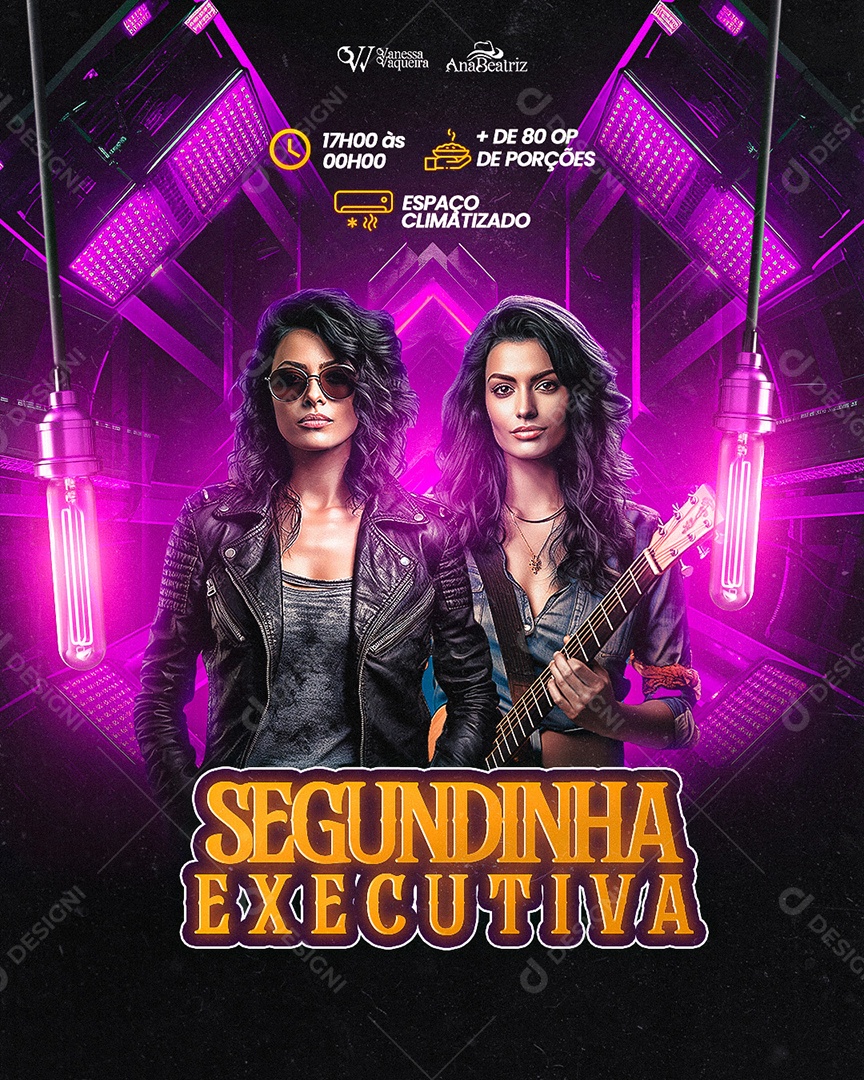 Flyer Segundinha Executiva Social Media PSD Editável