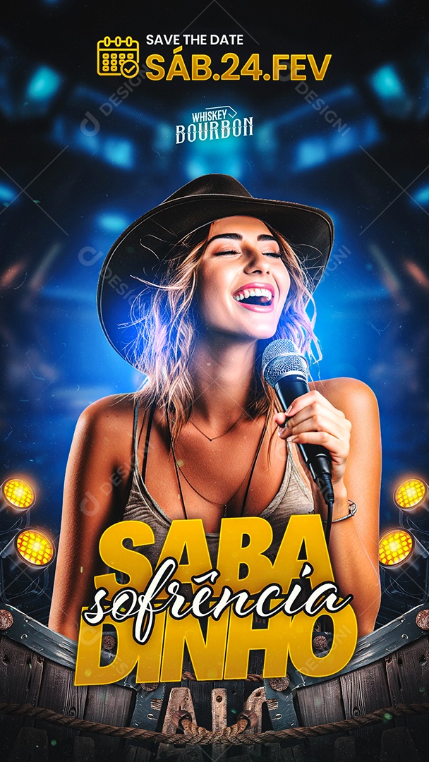 Story Flyer Sabadinho Sofrência Social Media PSD Editável